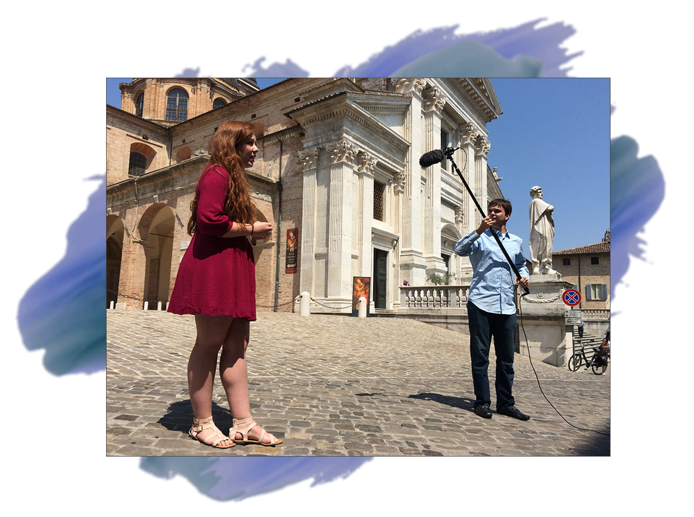 Video students in Urbino